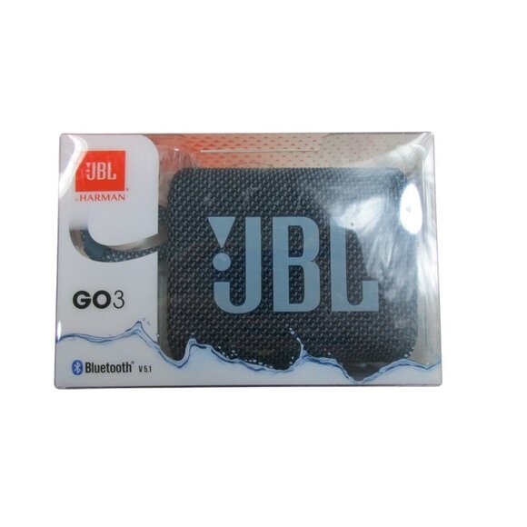 JBL Go 3 IP67 Waterproof‎ & Dustproof Portable Wireless Bluetooth Speaker Blue - Picture 1 of 5